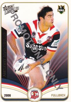2006 Select Invincible - Promotional #148 Anthony Minichiello Front